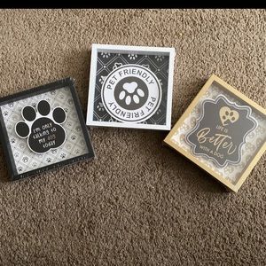 Set of Dog Lovers signs
